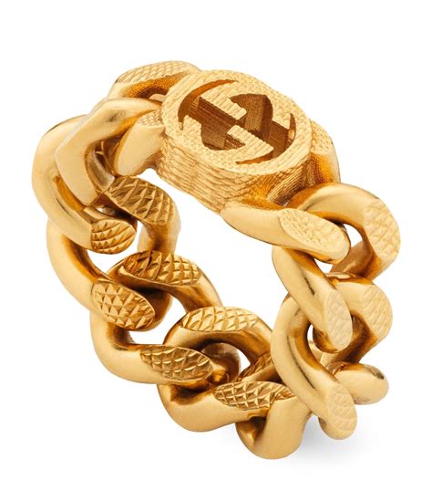 gucci chain ring|gucci rings for men.